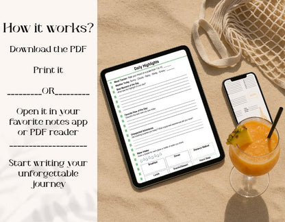 A Trip to Remember – Digital Travel Journal (PDF)